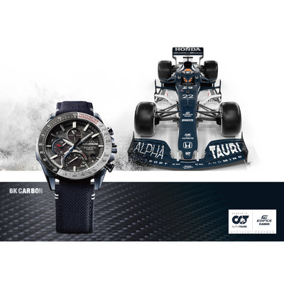 Casio to Release New Racing Car-Inspired 6K Carbon EDIFICE Watches in Collaboration with Scuderia AlphaTauri