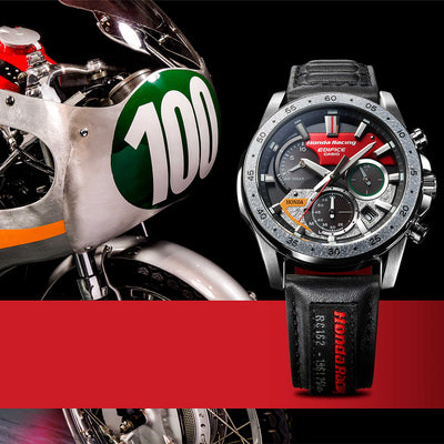 Casio to Release EDIFICE Honda Racing Limited Edition Inspired by the Legendary Honda RC162 Motorcycle