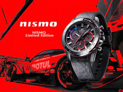 Limited Edition EDIFICE in Nissan & NISMO Team Colors