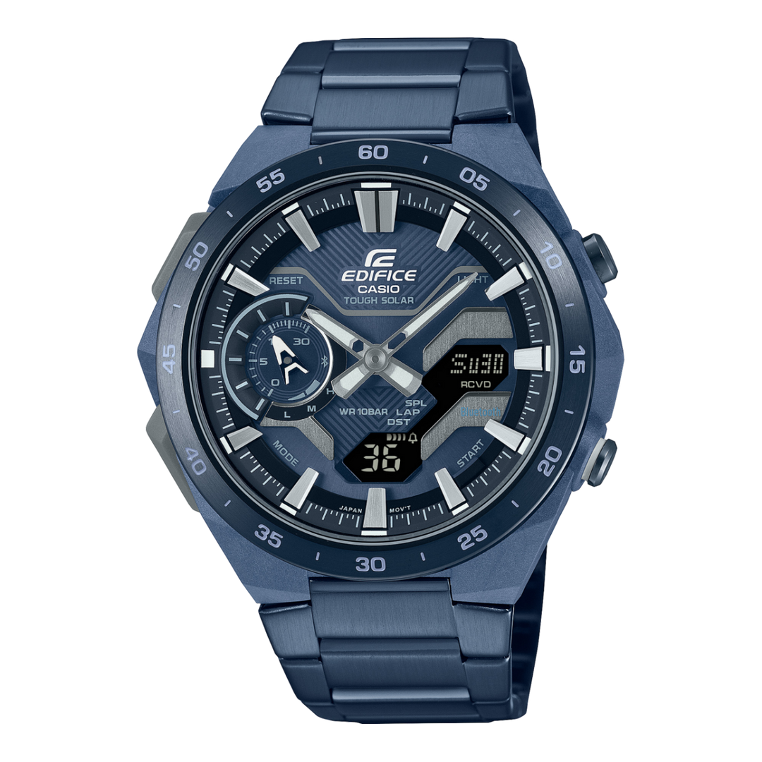 CASIO EDIFICE WR ブラック/ブルー EDIFICE | CASIO