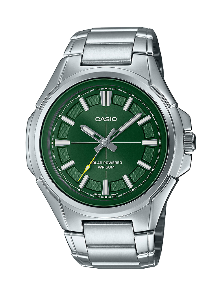 Casio solar discount powered analog watch