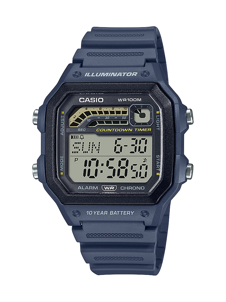 Casio 10 year battery hotsell digital watch